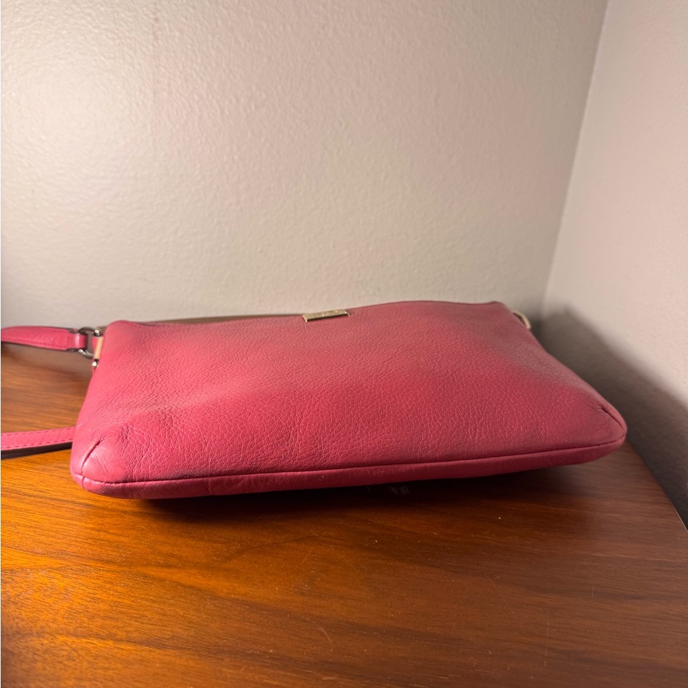 Coach Madison Swingpack Crossbody Bag in Loganberry Pink Leather - Picture 9 of 12